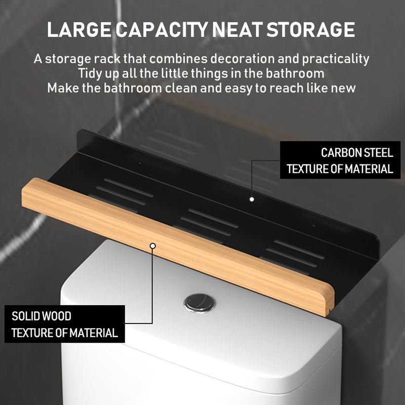 Stylish Wall Shelf Toilet Paper Holder – Perfect for Bathroom Organization