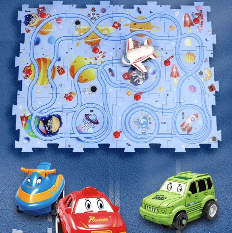 DIY Educational Electric Car Track Set