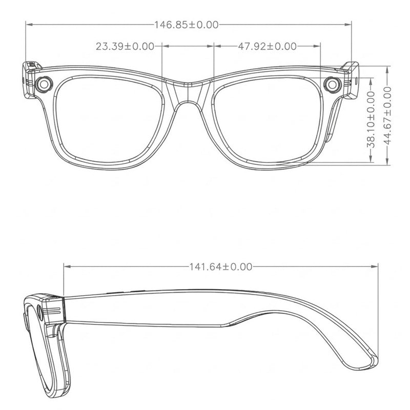 AI Smart Camera Glasses with Voice Control & HD Recording