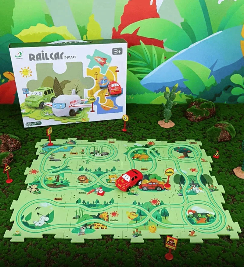 DIY Educational Electric Car Track Set