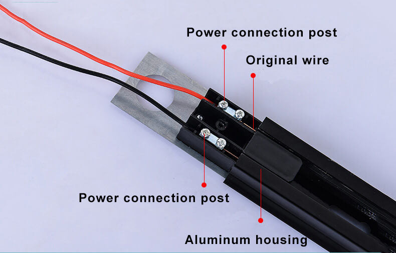 Track Lighting Rails and Connectors for LED Spotlights