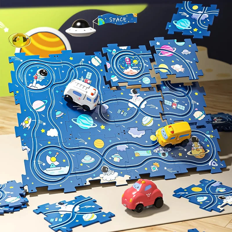 DIY Educational Electric Car Track Set