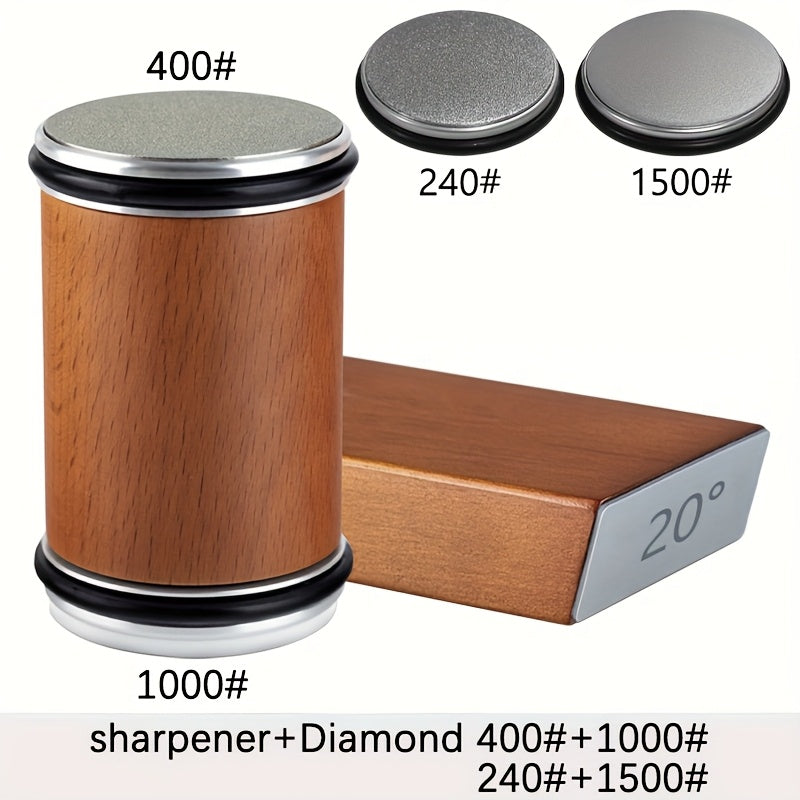 Magnetic Knife Sharpener with Diamond Coating for Kitchen Knives