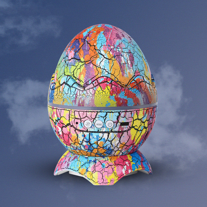 Dinosaur Egg Star Projector Night Light with Bluetooth Speaker