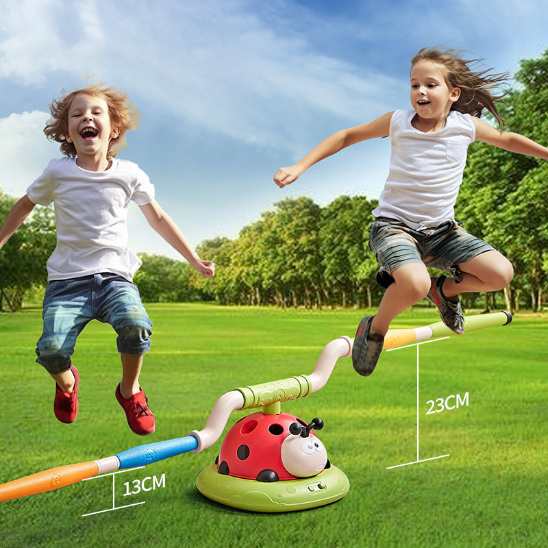 Active Play Set with Skipping Rope, Ring Toss and Stomp Rocket