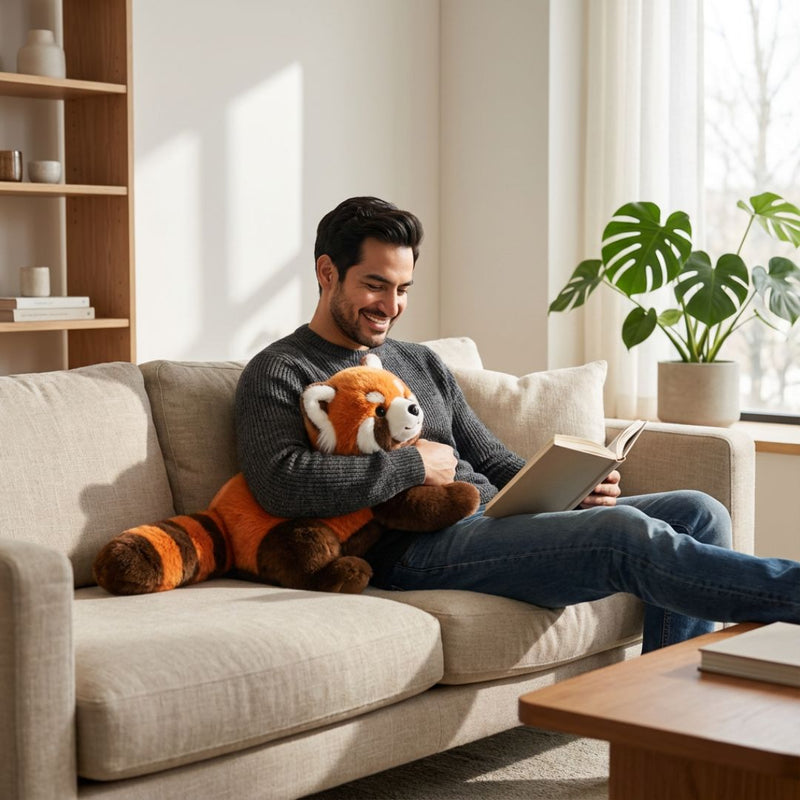Soft Animal Cuddle Toy with Long Shape for Comfort and Relaxation