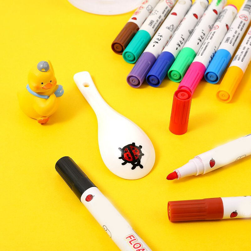 Magic Water Drawing Pens with Floating Art Activity Set