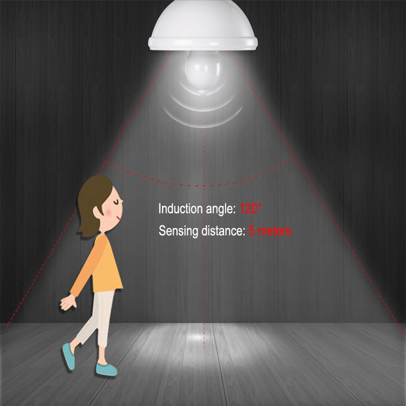 E27 Motion Sensor LED Bulb for Automatic Indoor and Outdoor Lighting