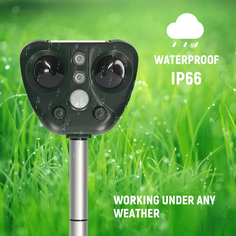 Solar Ultrasonic Bird Repeller – Wireless and Weatherproof for Outdoors
