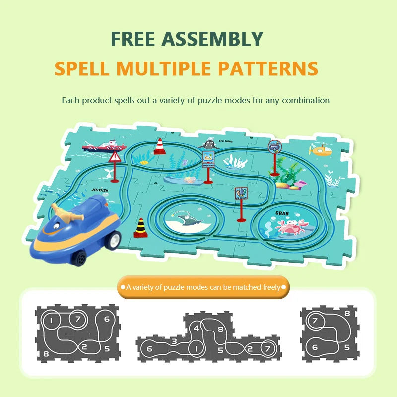 DIY Educational Electric Car Track Set