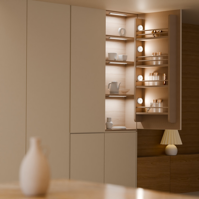 Rechargeable LED Spotlights with Motion Sensor and Dimming