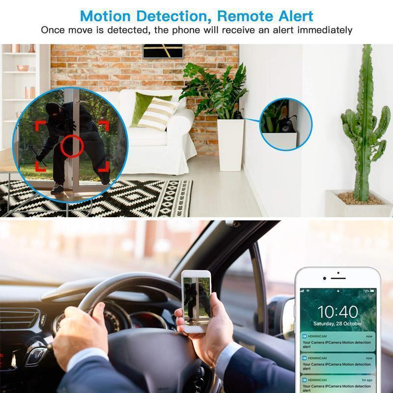 Magnetic Wi-Fi Mini Camera with Night Vision and App Control