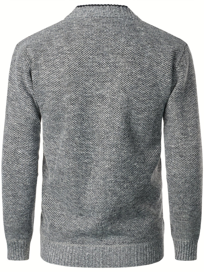 Men's Knitted Cardigan with Buttons – Warm and Comfortable for Autumn and Winter