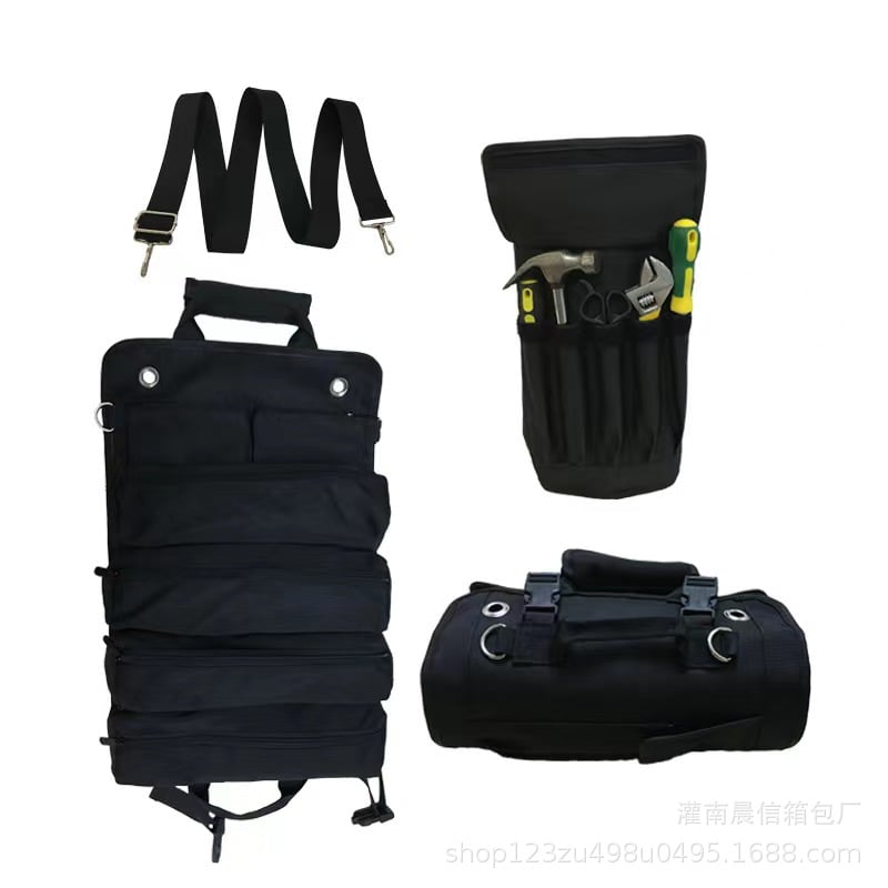 Foldable Multi-Compartment Tool Bag