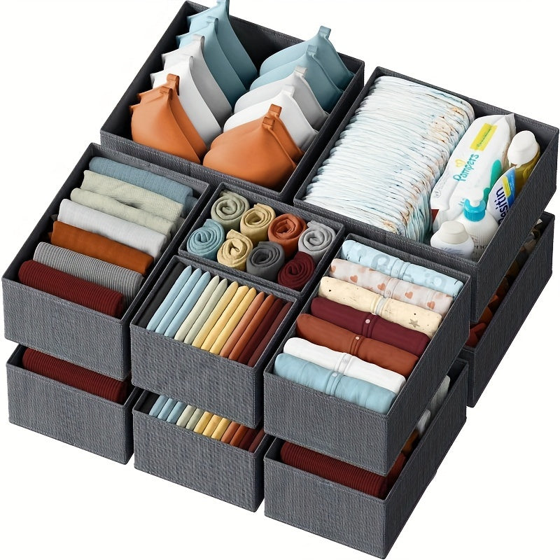 OrganizePro 12-Pack Drawer Organizers – Efficient and Compact