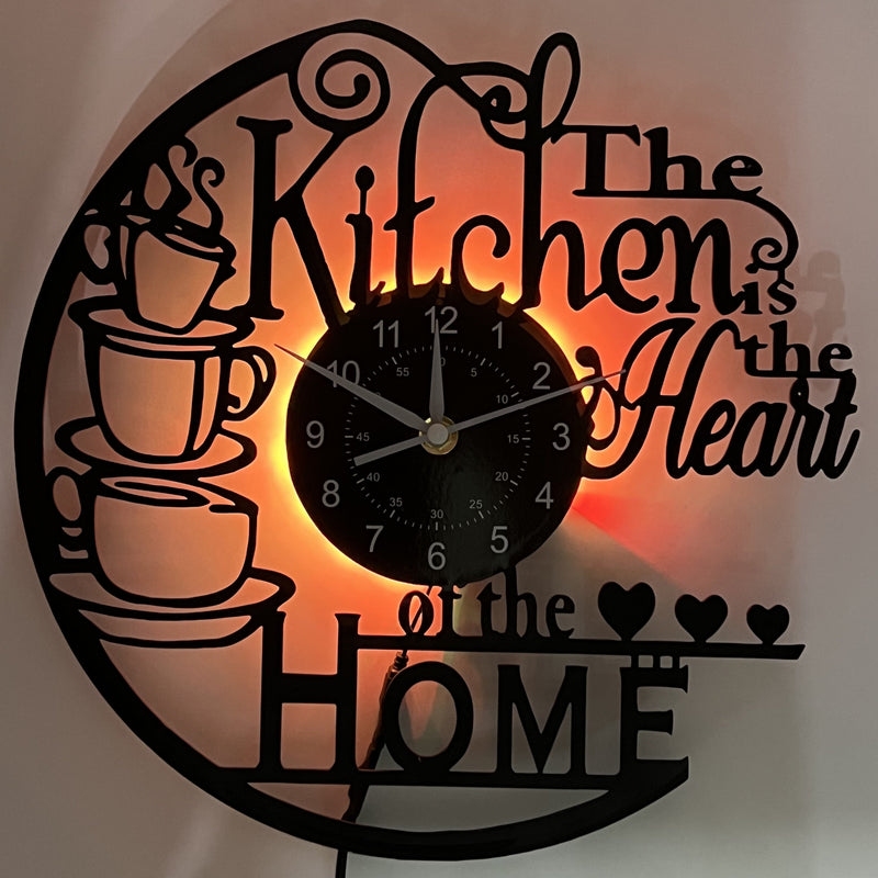 Cozy Kitchen Wall Clock – For a Warm Atmosphere