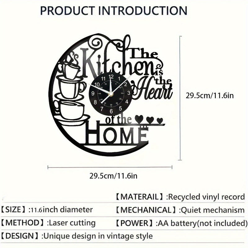 Cozy Kitchen Wall Clock – For a Warm Atmosphere