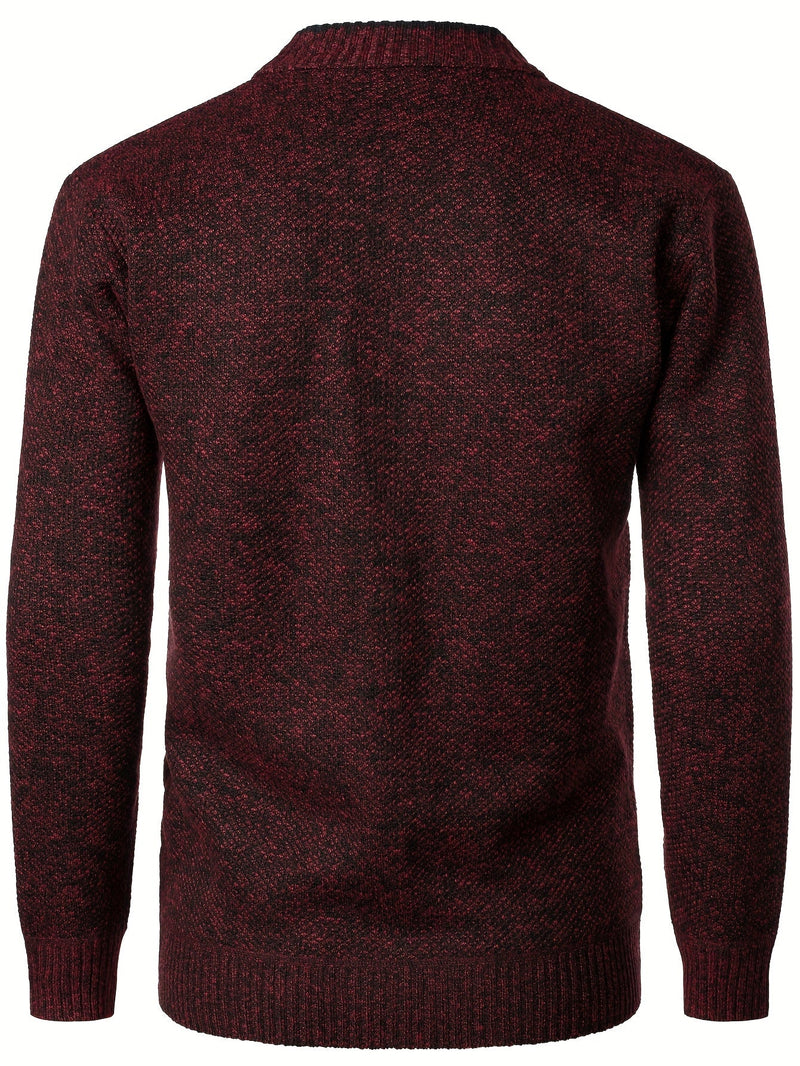 Men's Knitted Cardigan with Buttons – Warm and Comfortable for Autumn and Winter