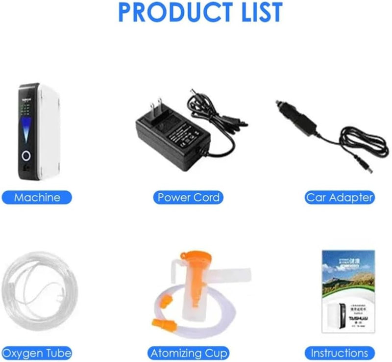 Portable Oxygen Concentrator with Adjustable Flow