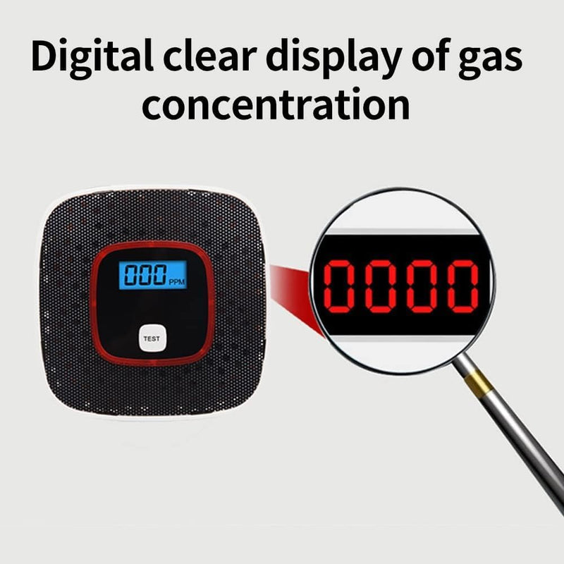 Elric Digital Carbon Monoxide Detector with LCD Display