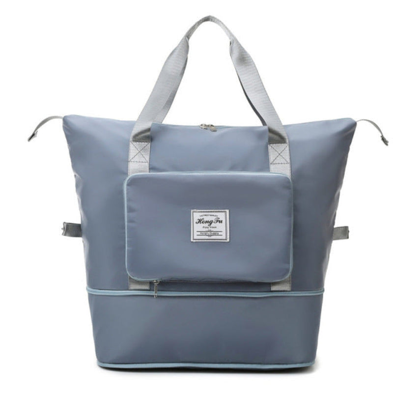 Foldable Lightweight Nylon Travel Bag with Shoulder Straps