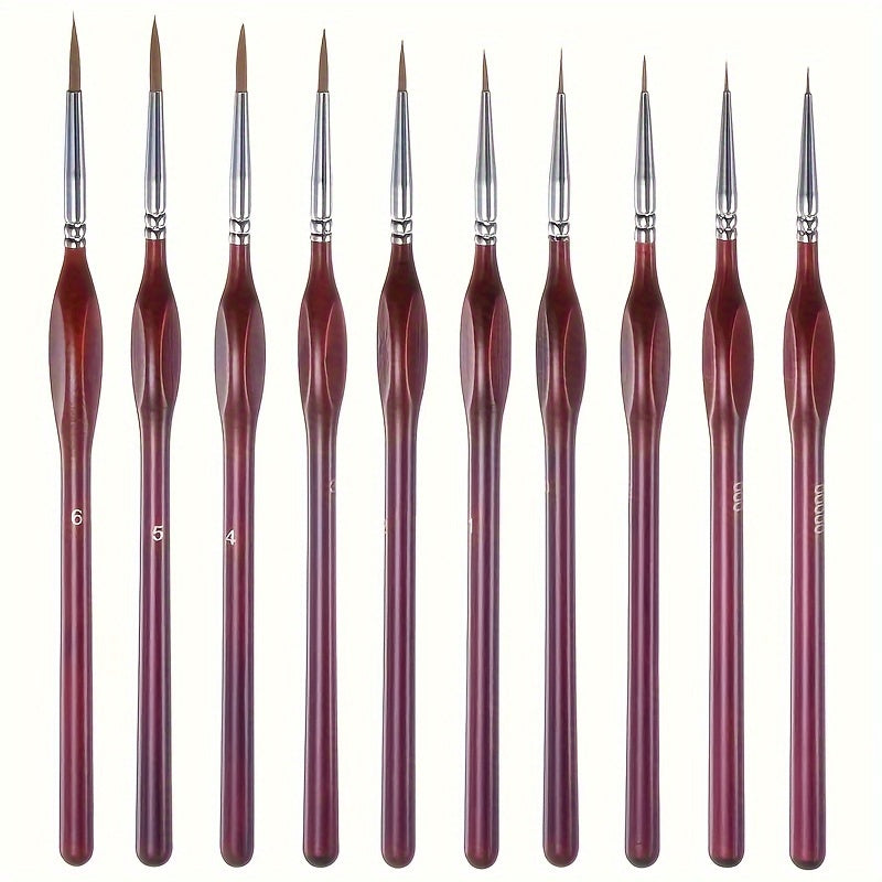 Acrylic Paint Brushes – Professional Brush Set with Detail Brush for Fine Painting