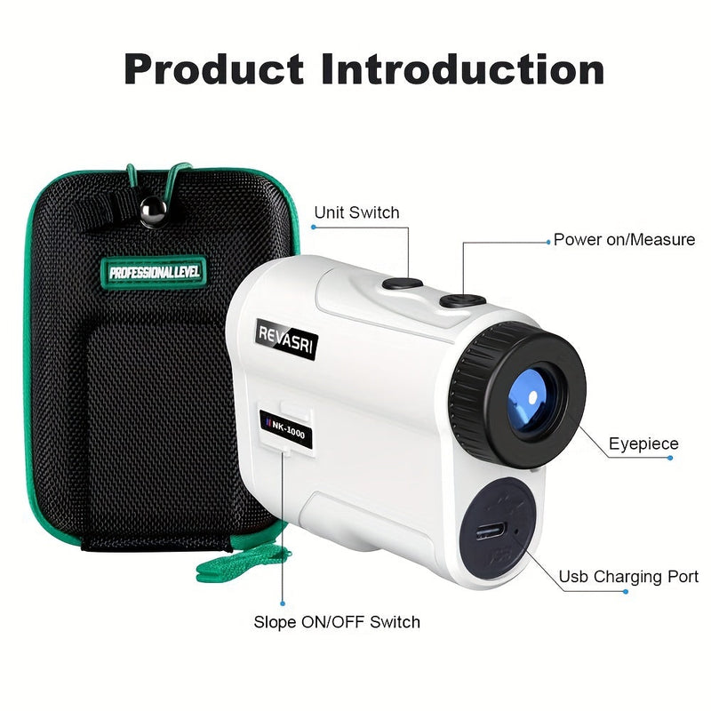 Advanced Golf Rangefinder - Accurate Measurements with Slope Compensation and Vibration Feedback