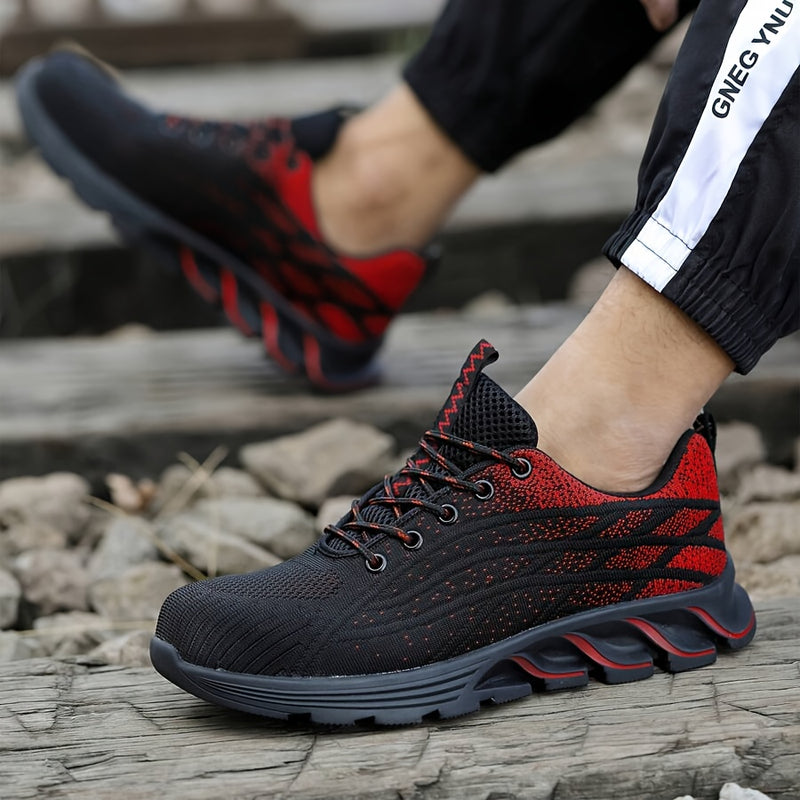 FlexGuard Men’s Work & Sport Shoes – Breathable & Anti-Slip