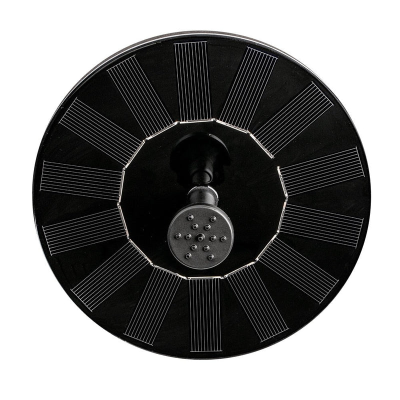 Solar-Powered Floating Fountain Pump with Interchangeable Nozzles