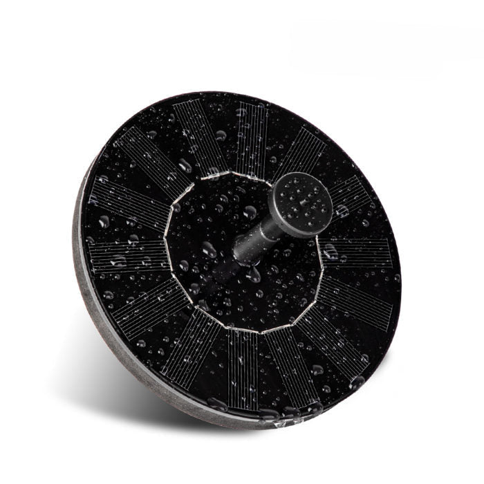 Solar-Powered Floating Fountain Pump with Interchangeable Nozzles