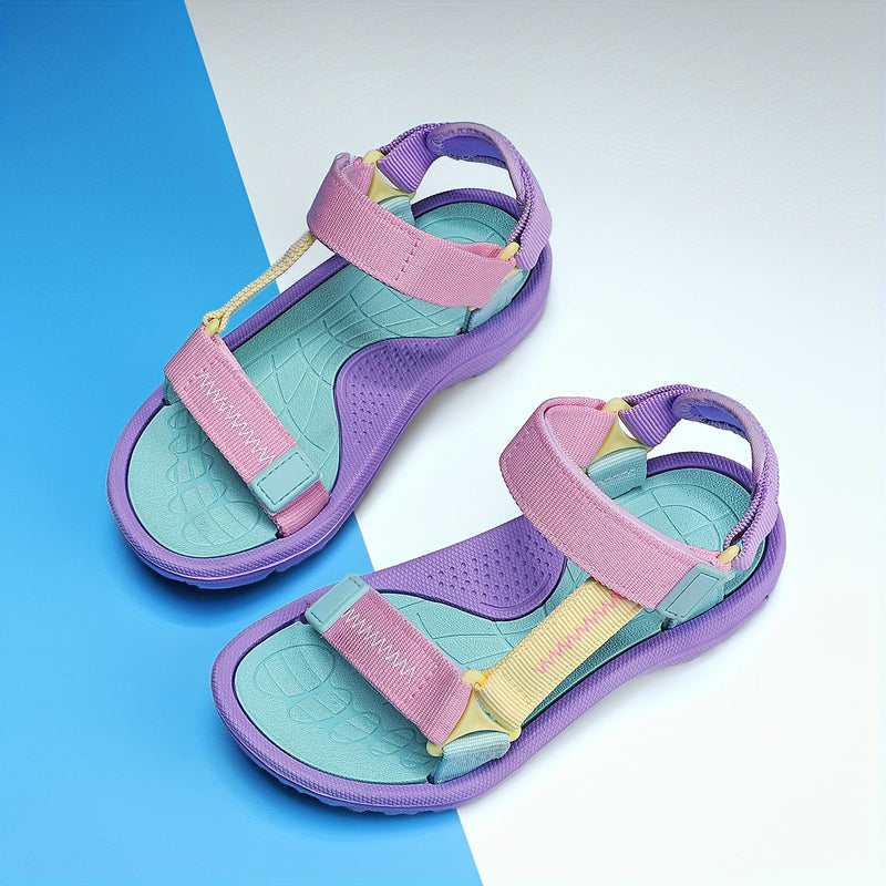 Comfortable Girls' Sandals for Kids with Adjustable Straps and Lightweight Sole