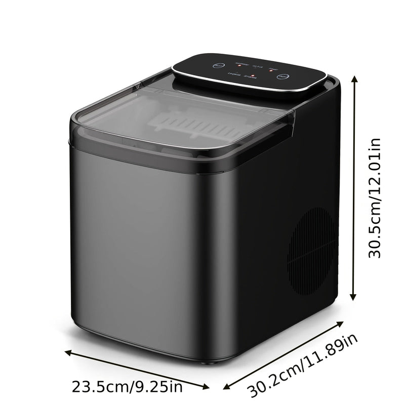 Self-Cleaning Ice Cube Maker with Two Ice Cube Sizes for Daily Use