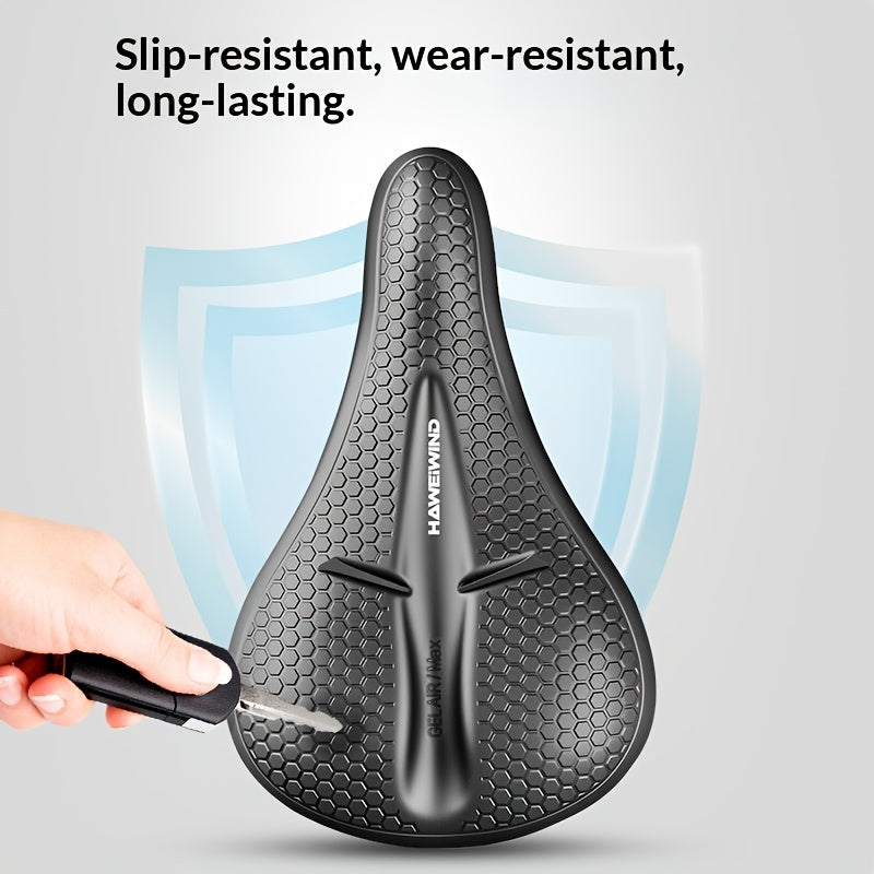 Comfortable Gel Bicycle Seat Cover with Anti-Slip Design for Cycling Trips