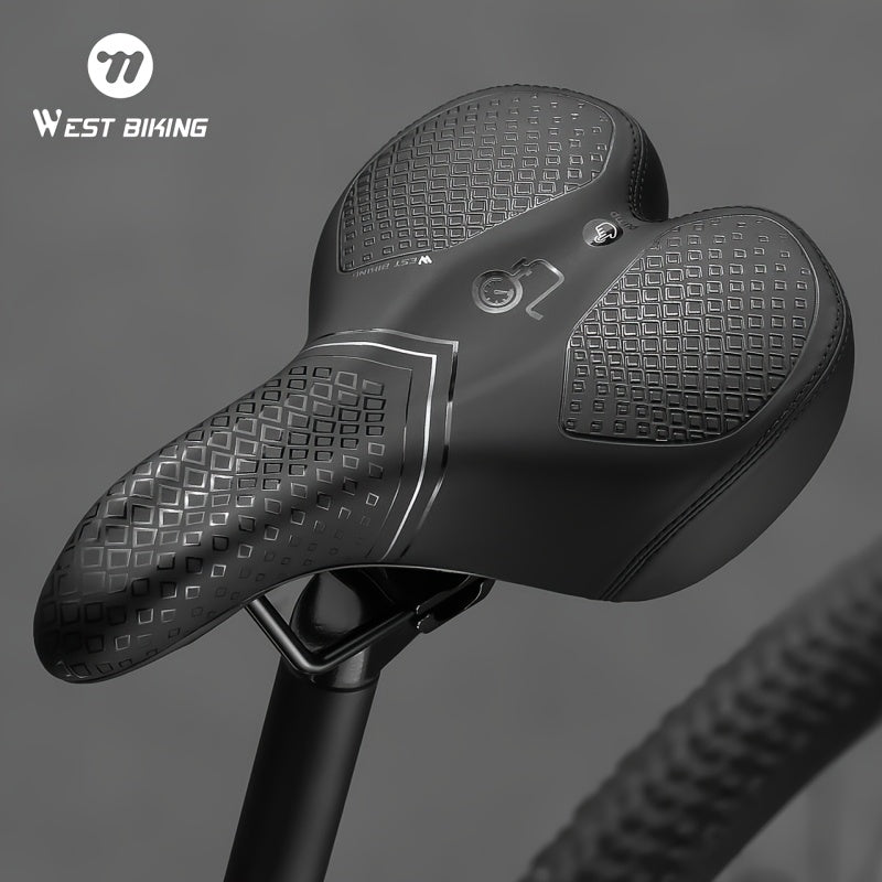 Inflatable Bicycle Saddle with Air Cushion for Comfort During Long Rides