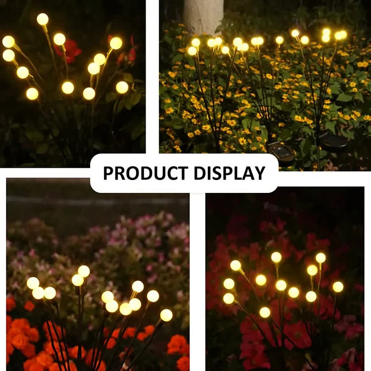 Solar Swaying Firefly Garden Lights