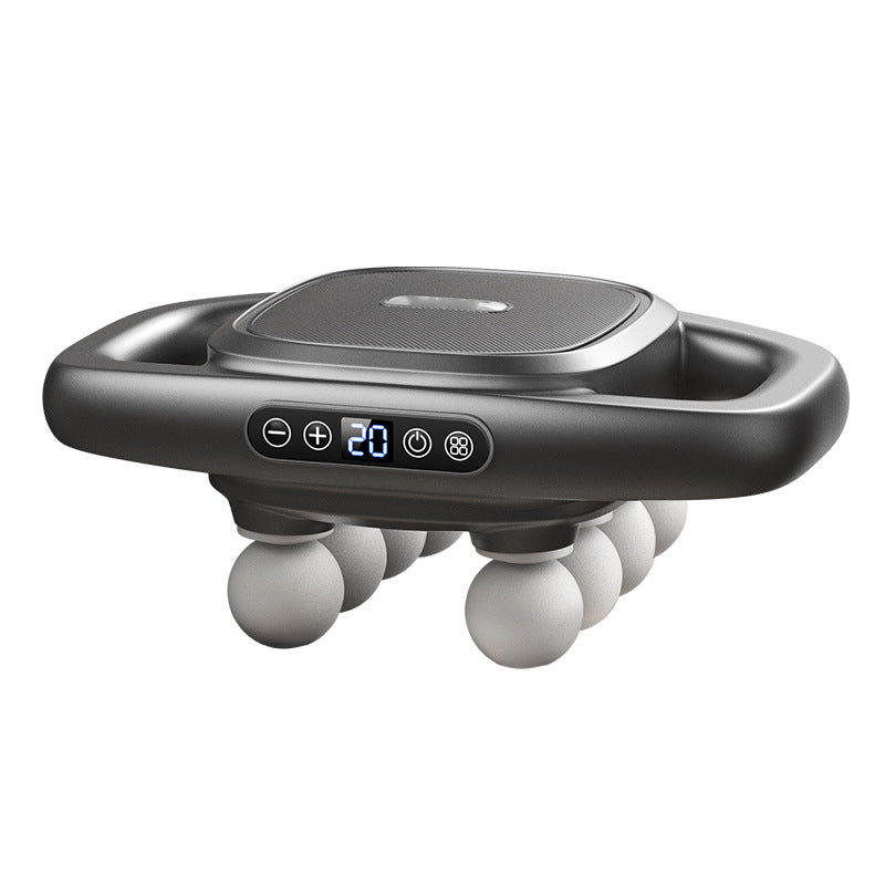 Rechargeable Handheld Vibration Massager with 12 Massage Heads