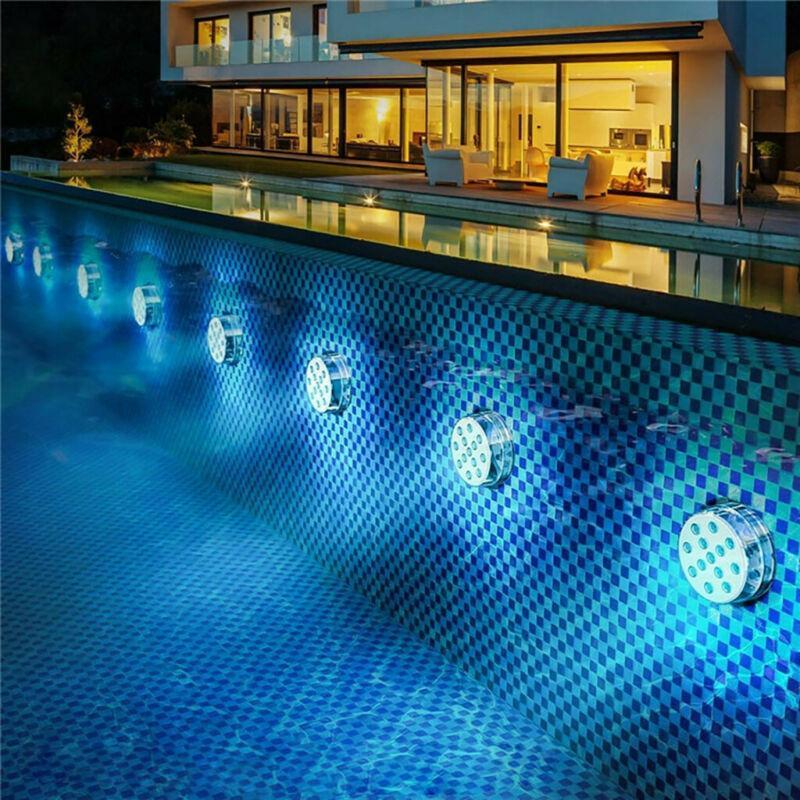 Remote-Controlled RGB Underwater Pool Light
