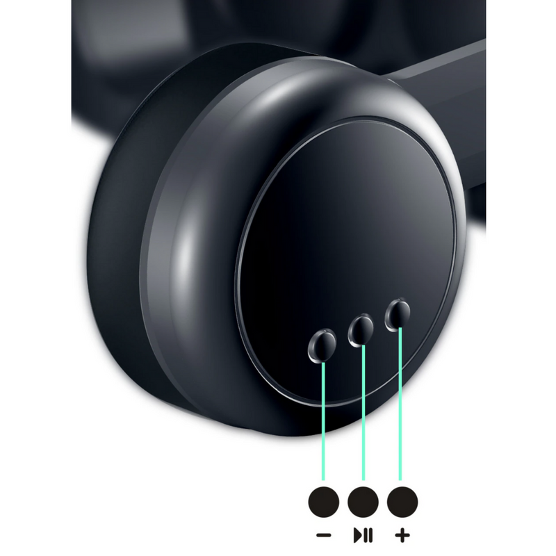Smartphone VR Headset with Integrated Headphones and Adjustable Lenses