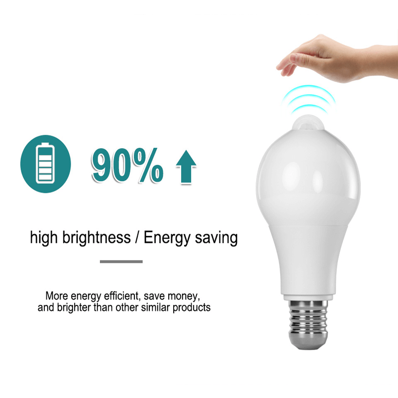E27 Motion Sensor LED Bulb for Automatic Indoor and Outdoor Lighting