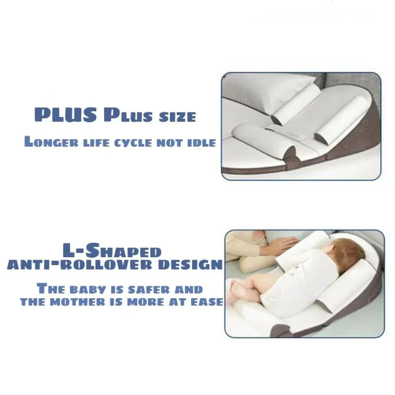 Baby Wedge Pillow with Ergonomic Incline for Comfortable Rest