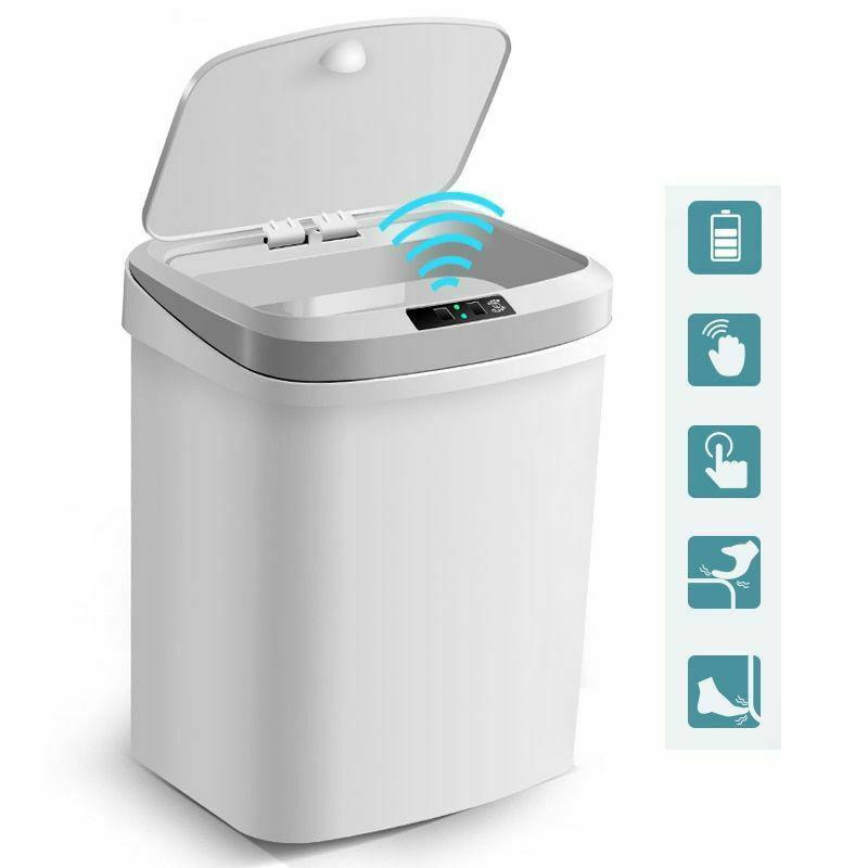 15L Automatic Sensor Bin with Touch-Free Lid