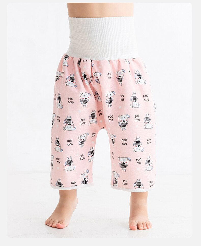 Reusable Toddler Potty-Training Shorts and Skirts with Stretch Waist