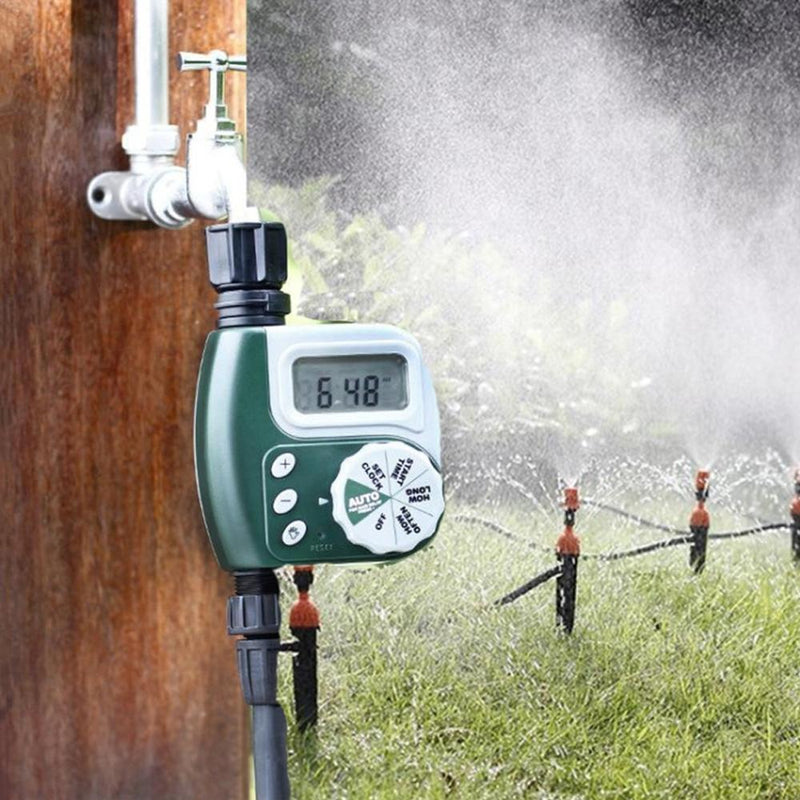 Digital Garden Watering Timer with Programmable Irrigation Control