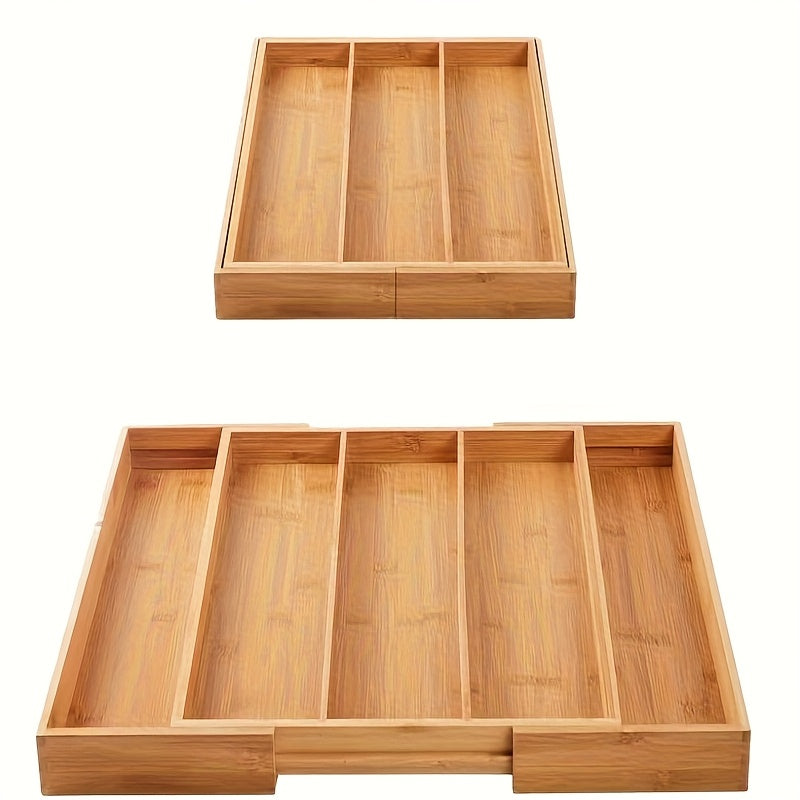 BambooExtend Cutlery Organiser – Expandable and Organised