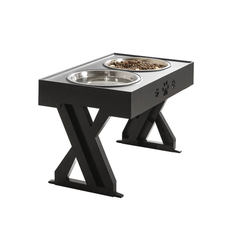 Adjustable Dog Food Bowl with Elevated Stand – Comfortable and Neat Feeding