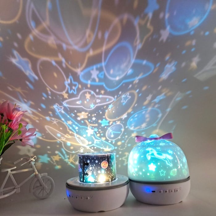 Stars & Galaxy Pattern Projector Night Light