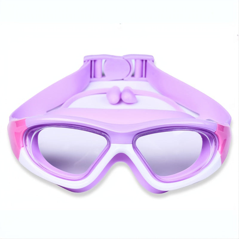 Kids Swim Goggles with Large Frame – Comfortable & Anti-Fog for Swimming Fun