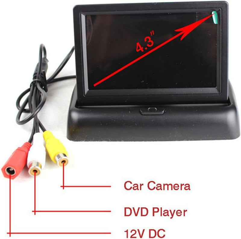 Caldrin Wireless Reversing Camera with 4.3-Inch Monitor