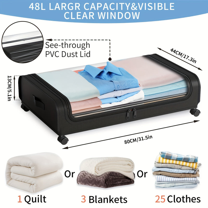 RollStore Underbed Storage Boxes – Spacious, Mobile and Organised