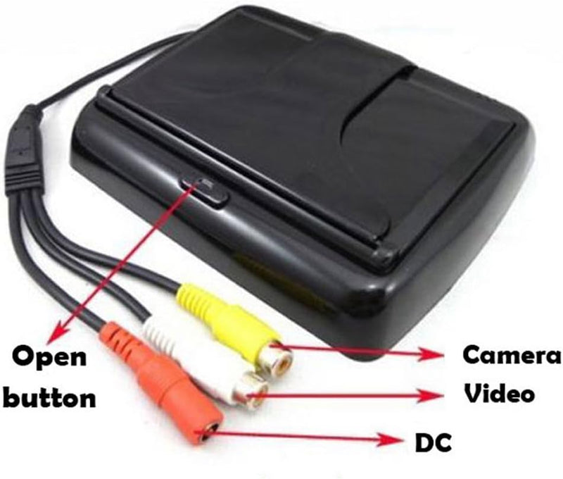 Caldrin Wireless Reversing Camera with 4.3-Inch Monitor